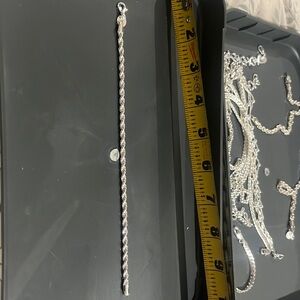 Sterling silver chain bracelet woman’s